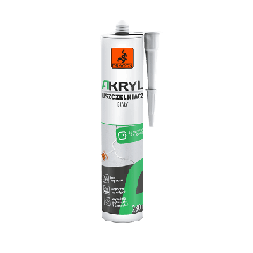 Akryl uszczelniacz biały 280ml Dragon
