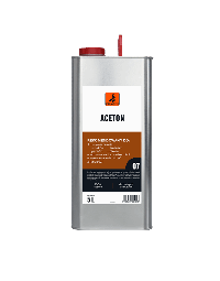 Acetone light walnut colour characteristic 5L Dragon