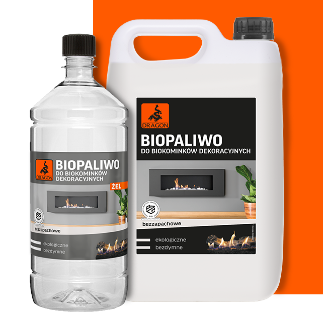Biopaliwo do biokominków dekoracyjnych Dragon